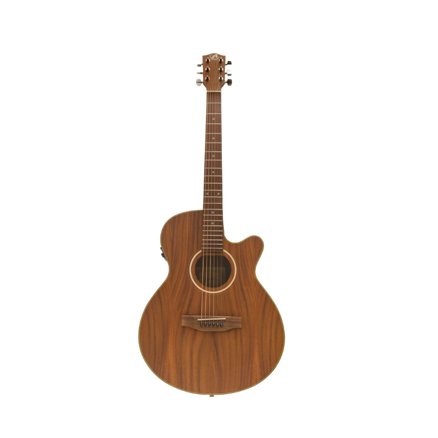 Guitarra Electroacustica Bamboo Ga-40-koa-q 40 Pulgadas