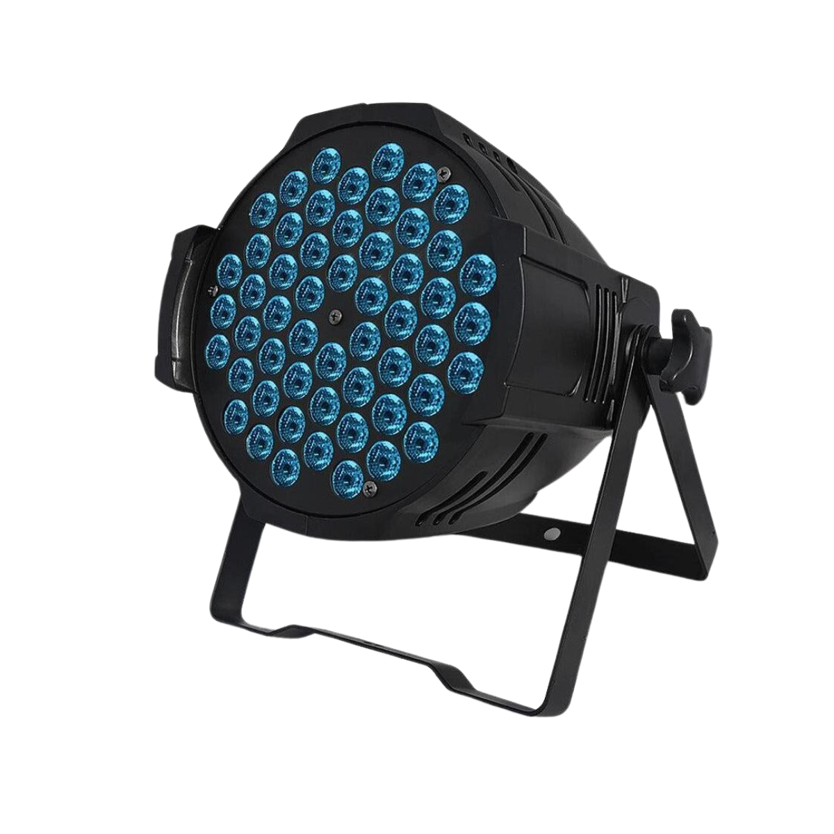 Wash Cañón de 54 leds de 1w RGB carcasa de metal 54x1 Megaluz